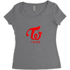 THIS TWICE Women's Triblend Scoop T-shirt