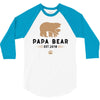 papa bear 3/4 Sleeve Shirt