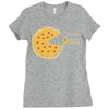 pizza pie chart Ladies Fitted T-Shirt