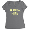 go take a hike Women's Triblend Scoop T-shirt