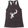 motocross motor bike motorrad cross biker freestyle mx sx baja Racerback Tank