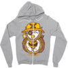 pirate owl Zipper Hoodie