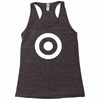 bullseye sticker vinyl decal Racerback Tank