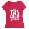 tan legged juliet Women's Triblend Scoop T-shirt