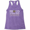 proud autism husband Racerback Tank