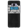 this is what an awesome plumber looks like Samsung Galaxy S8 Plus Case