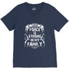 The Force Is Strong In My Family V-Neck Tee