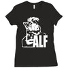 alf  fun shirt serie kult katze au&szlig;erirdisches lustig retro klassik Ladies Fitted T-Shirt