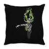 noxious gases may be harmful Throw Pillow