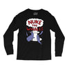 nuke the whales funny Long Sleeve Shirts