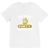 bachelor party drinking team wedding groomsmen bridal funny V-Neck Tee