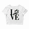 LOVE MY DOG Crop Top