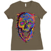 skull kid draw Ladies Fitted T-Shirt