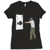 practice range Ladies Fitted T-Shirt