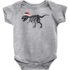 t rex skeleton santa claus Baby Bodysuit