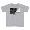 muscles installing Toddler T-shirt