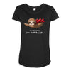 super lazy Maternity Scoop Neck T-shirt