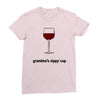 grandmas sippy cup Ladies Fitted T-Shirt