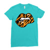 sexy lip biting Ladies Fitted T-Shirt