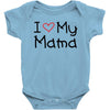 I Love My Mama Baby Bodysuit