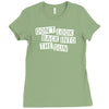 don't look back into the sun Ladies Fitted T-Shirt