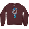llap foam finger Crewneck Sweatshirt