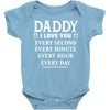 I Love You Daddy Baby Bodysuit