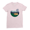 Way Down We Go Ladies Fitted T-Shirt