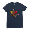 pew pew deadpool Ladies Fitted T-Shirt