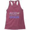 get promoted to grandpa Racerback Tank