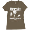 bernie sanders for president 2016 (2) Ladies Fitted T-Shirt