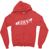bike evolotions Zipper Hoodie