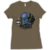 predator chest Ladies Fitted T-Shirt
