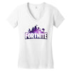 Fortnite Galaxy Women's V-Neck T-Shirt