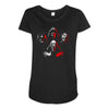 bohemian revenge Maternity Scoop Neck T-shirt
