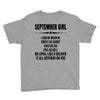 Super September Girl Youth Tee