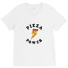 Pizza Power V-Neck Tee