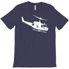 design uh 1h helicopter hubschrauber us army irak krieg war vietnam T-Shirt