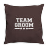 team groom mens stag Throw Pillow