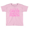 breast cancer awareness month Toddler T-shirt