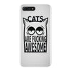 cats are fucking awesome iPhone 7 Plus Case