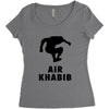 air khabib silhouette Women's Triblend Scoop T-shirt
