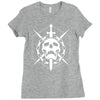 destiny raid skull emblem Ladies Fitted T-Shirt