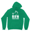 born to run forced to work Unisex Hoodie