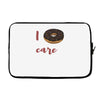i donut care Laptop sleeve