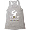 proud Autism dad Racerback Tank