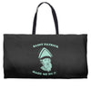 saint patrick made me do it Weekender Totes