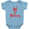 screaming skull Baby Bodysuit