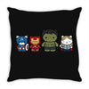 hello avengers Throw Pillow