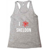 i heart sheldon Racerback Tank